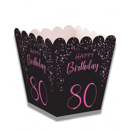 Caja de Chuches Elegant Pink 80 Años