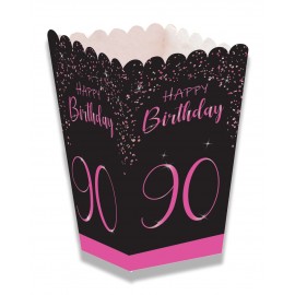 Caja Palomitas Elegant Pink 90 Años Caja Palomitas Elegant Pink 90 Años