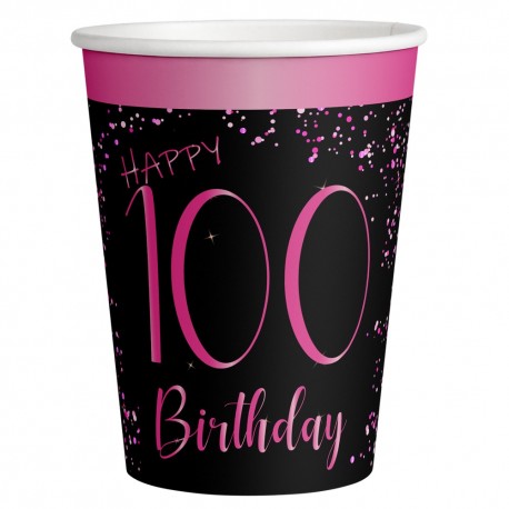 Vasos Elegant Pink 100 Años