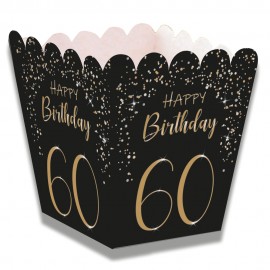 Caja de Chuches Elegant Negro 60 Años