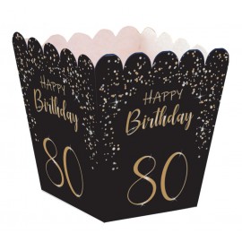 Caja de Chuches Elegant Negro 80 Años Caja de Chuches Elegant Negro 80 Años