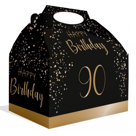 Caja Elegant Negro 90 Años