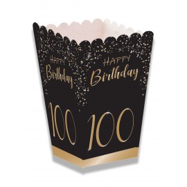 Caja Palomitas Elegant Negro 100 Años Caja Palomitas Elegant Negro 100 Años