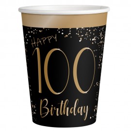 Vasos Elegant Negro 100 Años Vasos Elegant Negro 100 Años