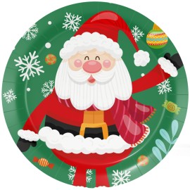 Platos Santa Claus Platos Santa Claus