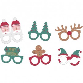 6 Gafas Navideñas de Papel 6 Gafas Navideñas de Papel