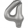 Globo Numero 4 Foil 86 cm