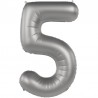 Globo Numero 5 Foil 86 cm