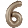 Globo Numero 6 Foil 86 cm