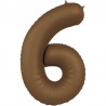 Globo Numero 6 Foil 86 cm