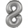 Globo Numero 8 Foil 86 cm