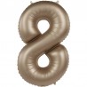 Globo Numero 8 Foil 86 cm