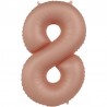 Globo Numero 8 Foil 86 cm