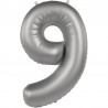 Globo Numero 9 Foil 86 cm