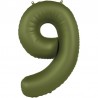 Globo Numero 9 Foil 86 cm