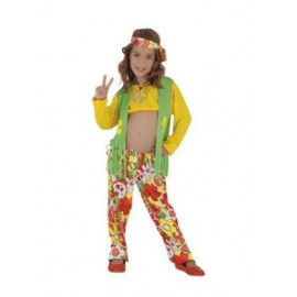 Disfraz Hippie Niña Infantil Disfraz Hippie Niña Infantil