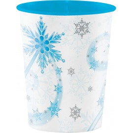 Vaso Copos de Nieve de Plástico