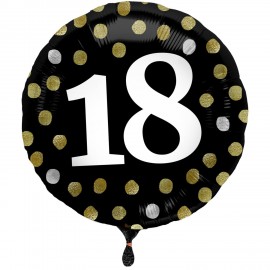 Globo 18 años Elegant 43 cm