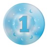 8 Platos Un Año Niño Little Star 18 cm