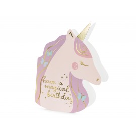 Felicitación Cumpleaños Unicornio 15 x 18,5 cm Felicitación Cumpleaños Unicornio 15 x 18,5 cm