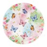 8 Platos Mariposas 18 cm