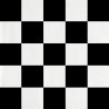 18 Servilletas Blanco y Negro 33 cm