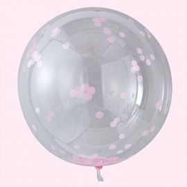 3 Globos Gigantes con Confeti 90 cm 3 Globos Gigantes con Confeti 90 cm