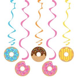 5 Decoraciones Colgantes Donut Time