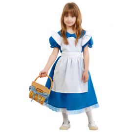 Disfraz de Blue Little Girl para Niña del Bosque Disfraz de Blue Little Girl para Niña del Bosque