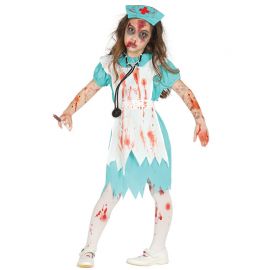 Disfraz de Zombie Enfermera para Niña