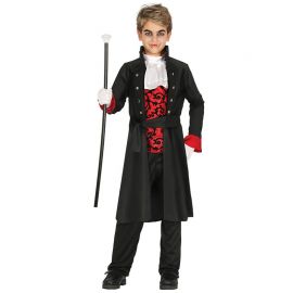 Disfraz de Vampiro Niño con Chaqueta Larga Disfraz de Vampiro Niño con Chaqueta Larga