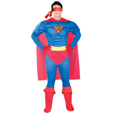 Disfraz de Superhéroe para Hombre con Capa