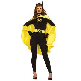 Disfraz de Batwoman para Mujer con Capa Disfraz de Batwoman para Mujer con Capa
