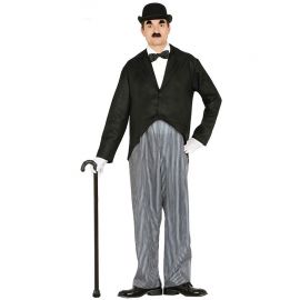 Disfraz de Charles Chaplin Hombre con Traje Disfraz de Charles Chaplin Hombre con Traje