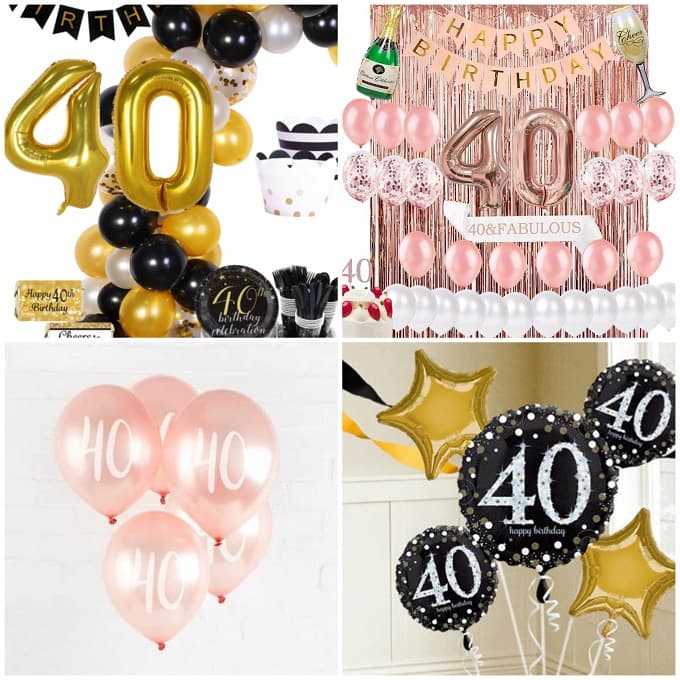 Ideas para una fiesta de cumpleaños número 40 - Ideas para fiestas