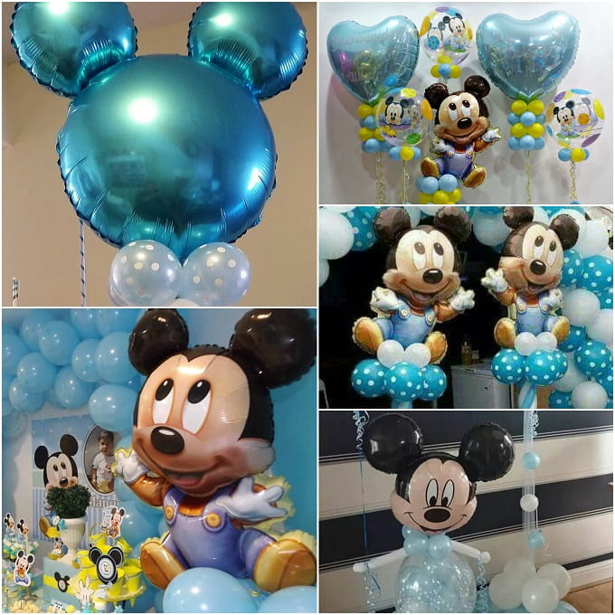 Que pasa hermosa Sip Ideas para cumpleaños Mickey Mouse Bebé 1 año - Como Decorar y Hacer tu  Fiesta