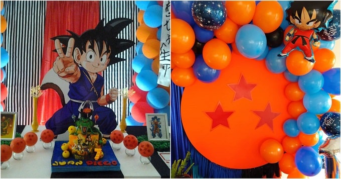 Ideas Cumpleaños Dragon Ball - Como Decorar Tu Fiesta Bola de Dragón
