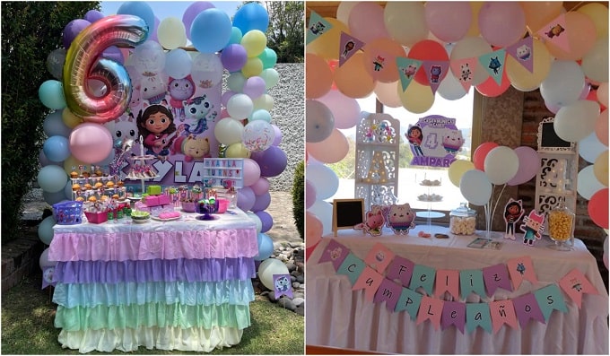 Ideas Cumpleaños La Casa de Muñecas de Gabby - Como Decorar y Adornar