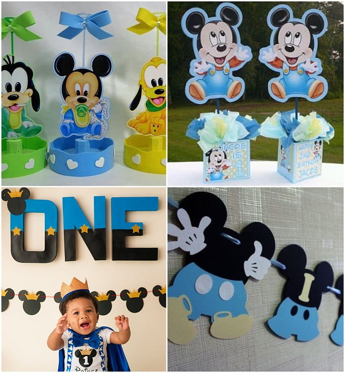  Ideas para cumpleaños Mickey Mouse Bebé   año