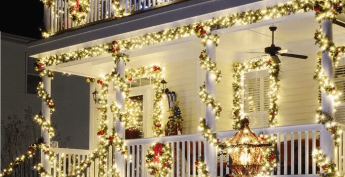 Matón Represalias Antorchas Ideas Decoración de Navidad para Balcones y Terrazas