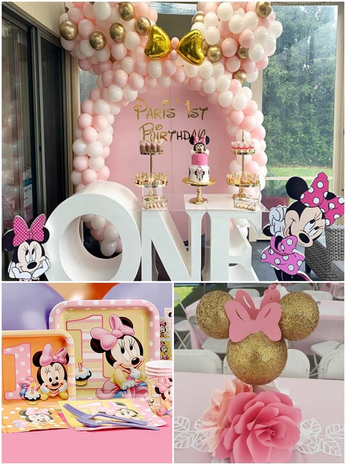  Ideas para Cumpleaños de   Año de Minnie Bebé