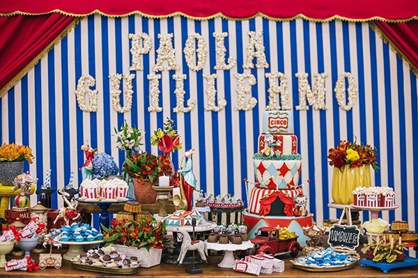 Niños-fiesta de cumpleaños fiesta de decoración fete lema más divertidos circo 