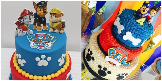 Adorno para tarta Patrulla Canina  decoración de pastel de cumpleaños