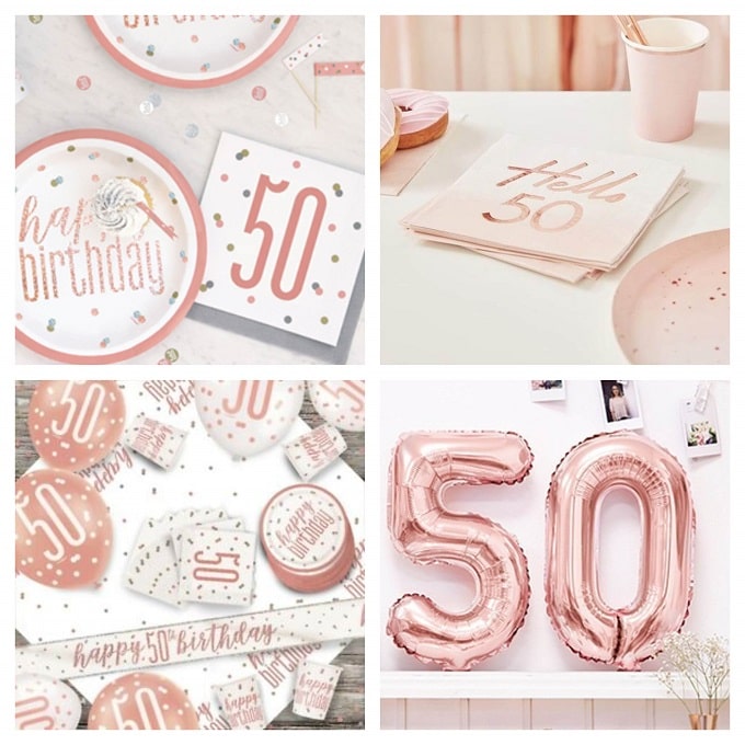 Como crear decoración cumpleaños 50 mujer