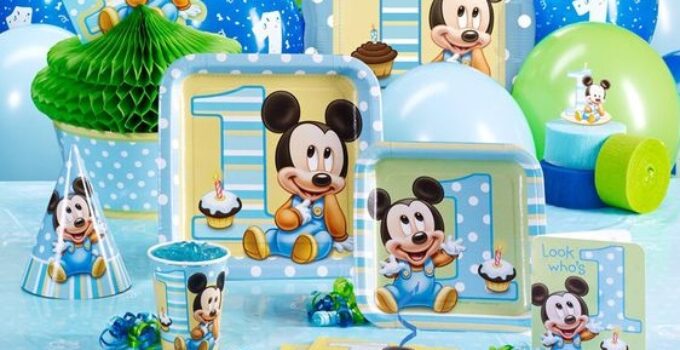 Ideas cumpleaños Mickey Mouse Bebé 1 año - Como y Hacer tu