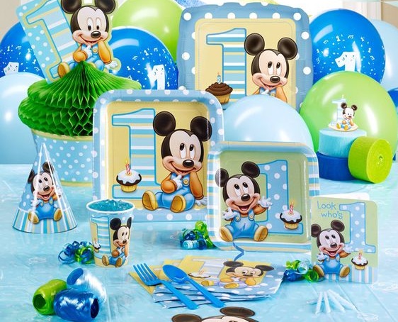 Ideas para cumpleaños Mickey Mouse Bebé 1 año - Como Decorar y Hacer tu  Fiesta
