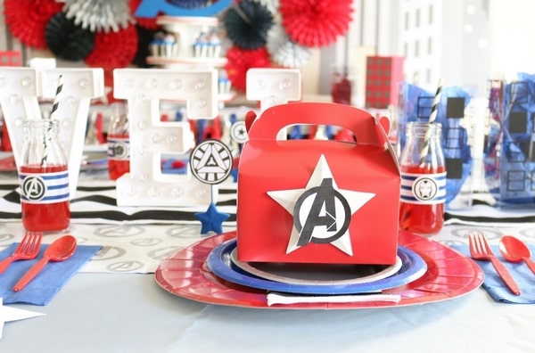 Cumpleaños los Vengadores - Como decorar una fiesta avengers