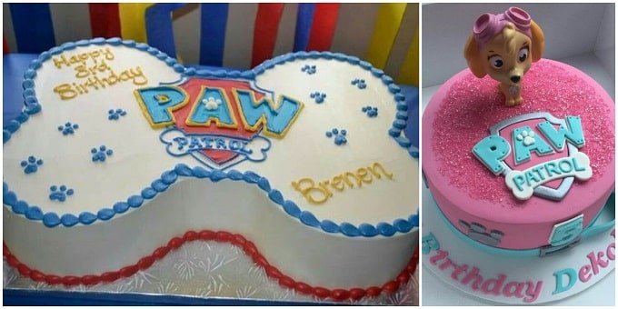 Adorno para tarta Patrulla Canina  decoración de pastel de cumpleaños
