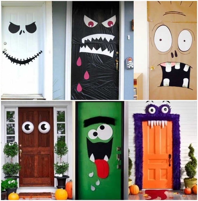Ideas Decoración Puertas Halloween Que Miedo Caseras