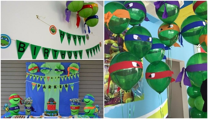 Ideas Cumpleaños Tortugas Ninja - Como decorar, celebrar y hacer una fiesta